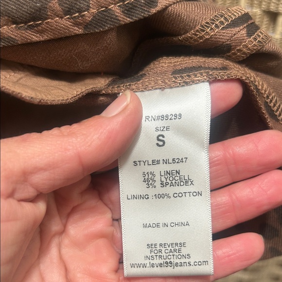 Leopard Print Brown Blazer - Picture 6 of 7